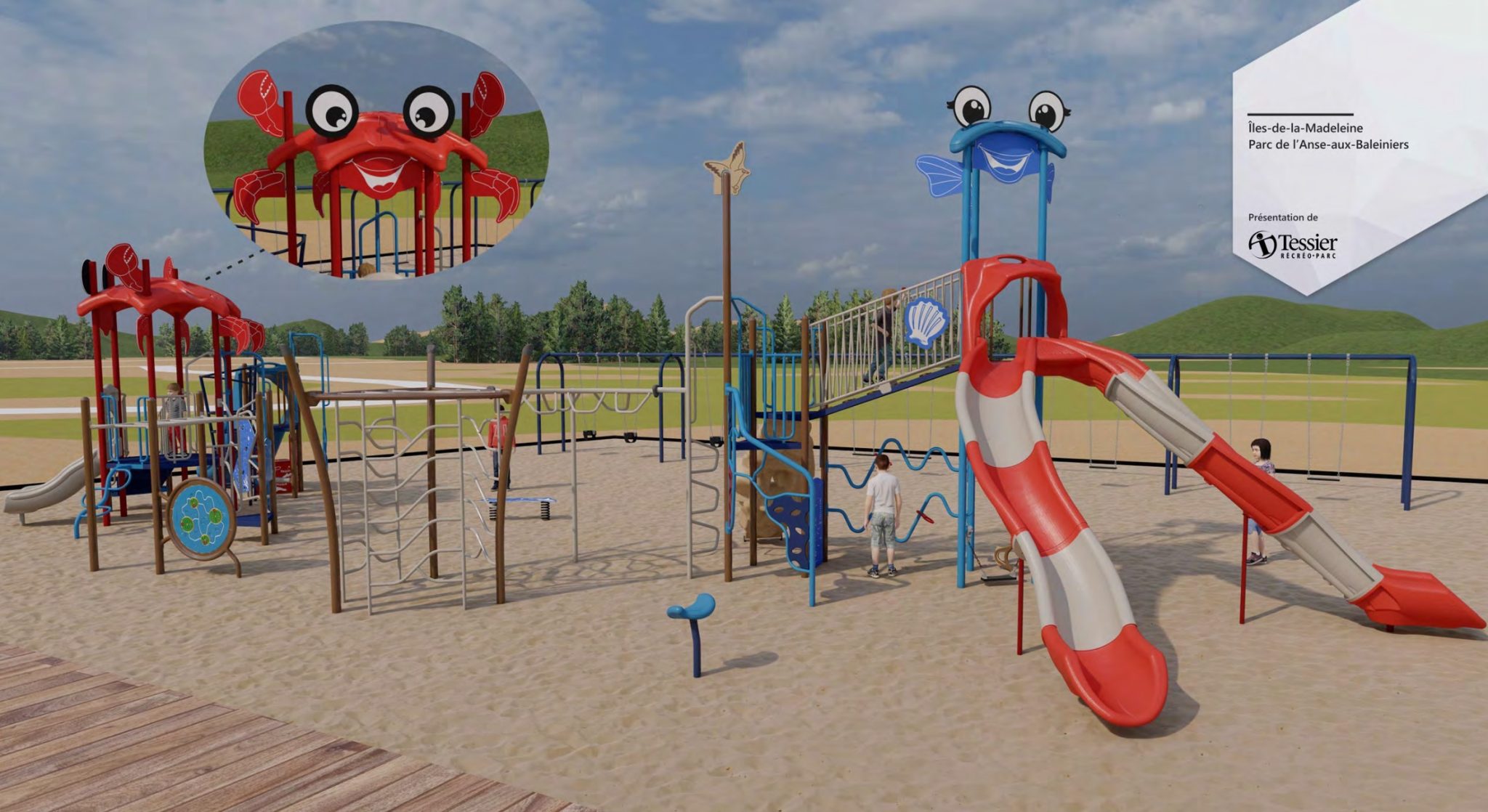 Module de jeux à l’AnseauxBaleiniers Une installation prévue d’ici