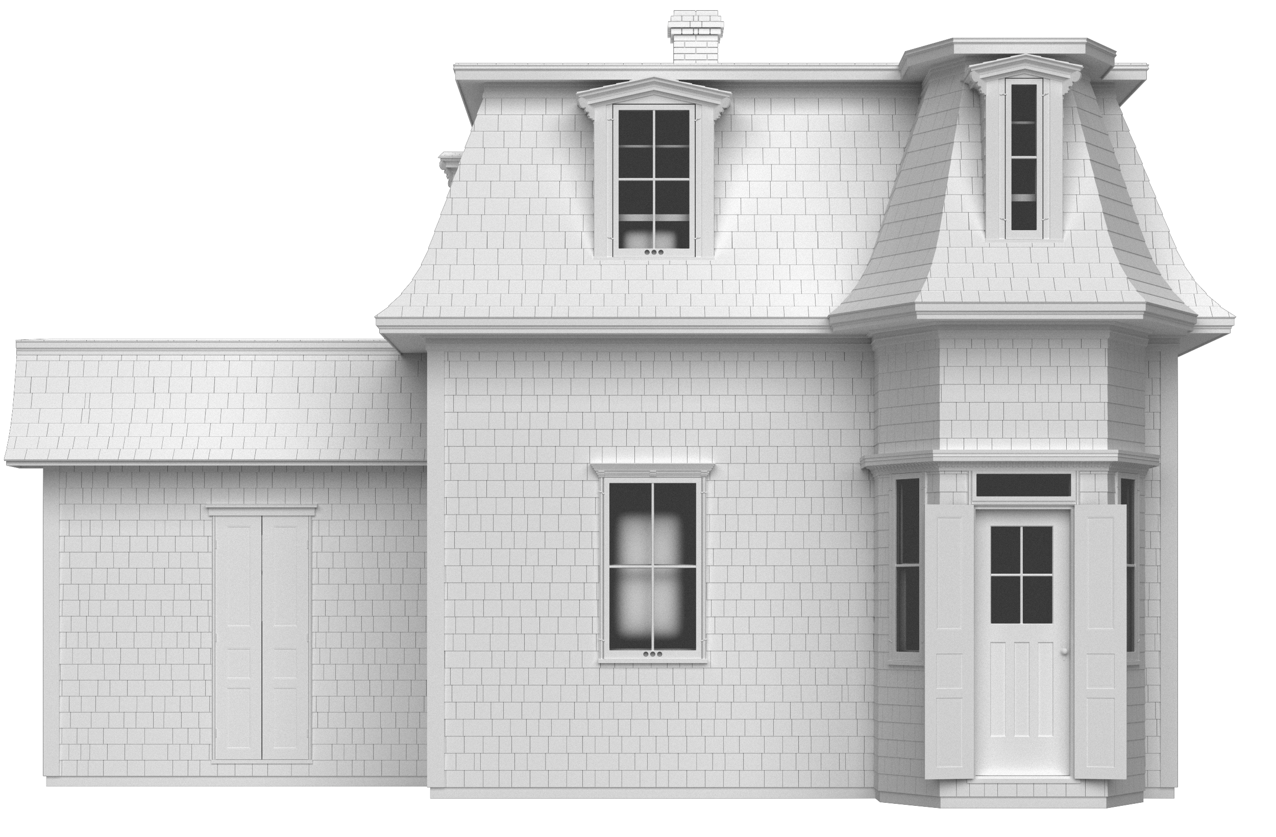 Maison Mansarde Anglaise_Élévation