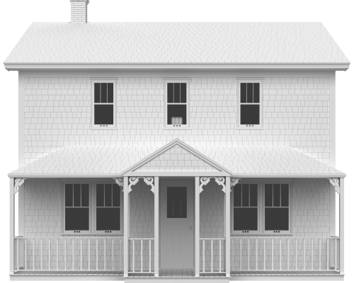 Maison Rectangulaire_Élévation